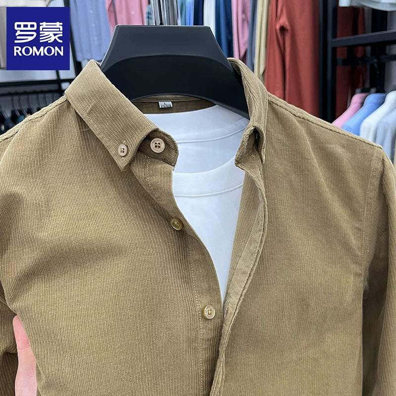 Importé - Chemise Oxford  Homme Manches Longues Pur Coton
