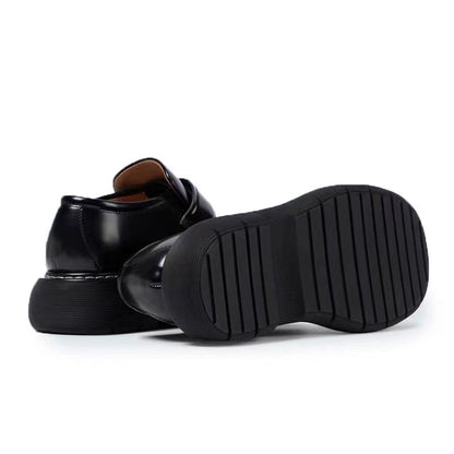 Importé - Chaussure Homme Mocassins Style Britannique A Semelle épaisse