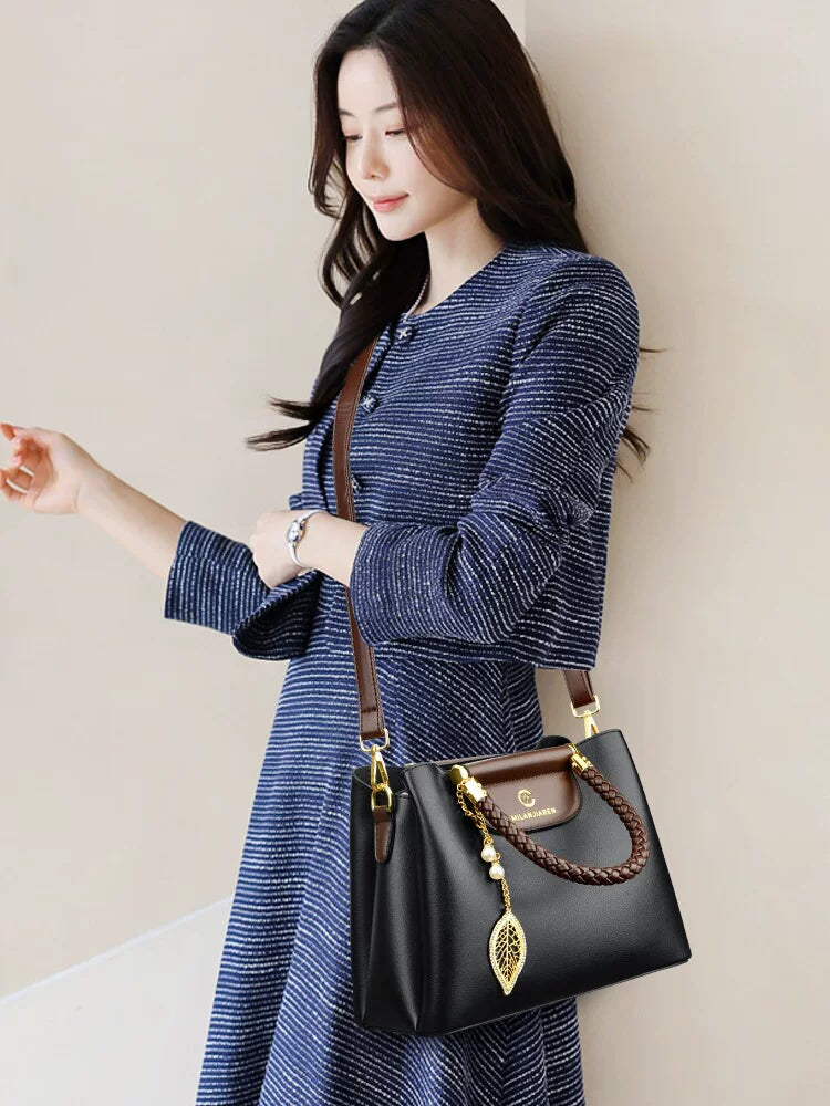 Importé - Sac À Mains Tendance Femme En Cuir Véritable