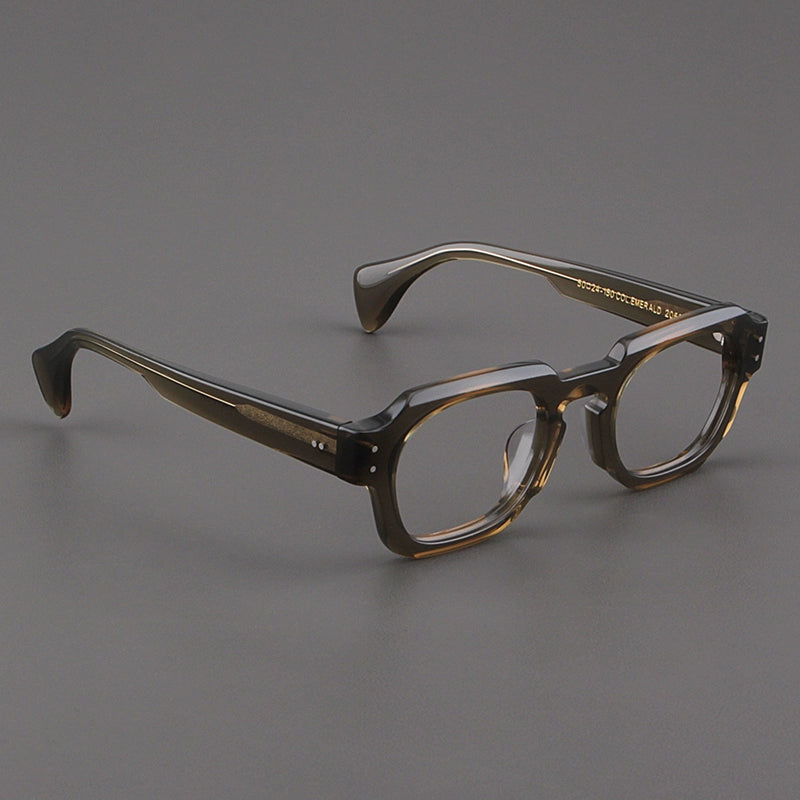 Importé – Monture Large Lunettes Rétro Mixte