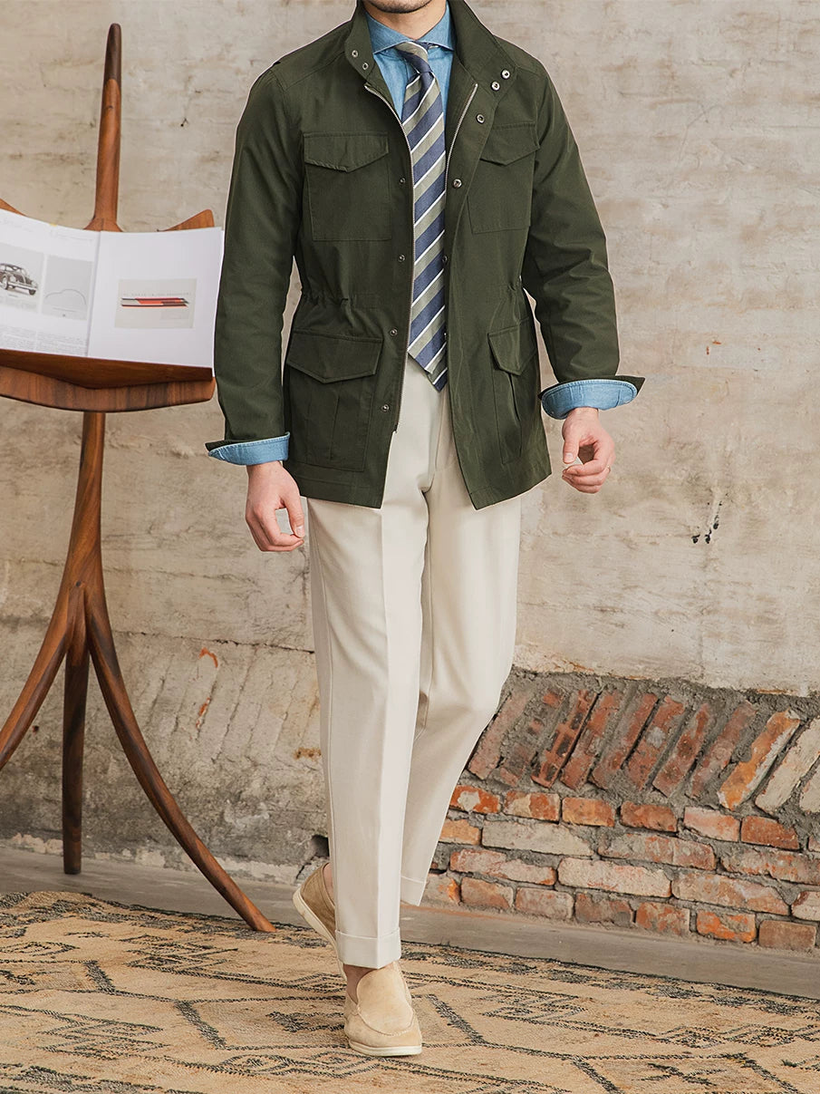 Importé - Veste Jacket Homme Sur-Chemise Décontracté