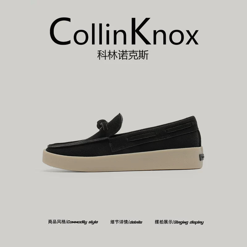 Importé - Chaussure Homme Moccasin Cuir Daim