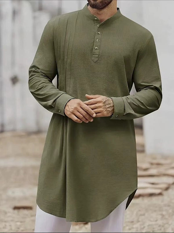 Importé - Haut Tunique  Homme Manches Longues