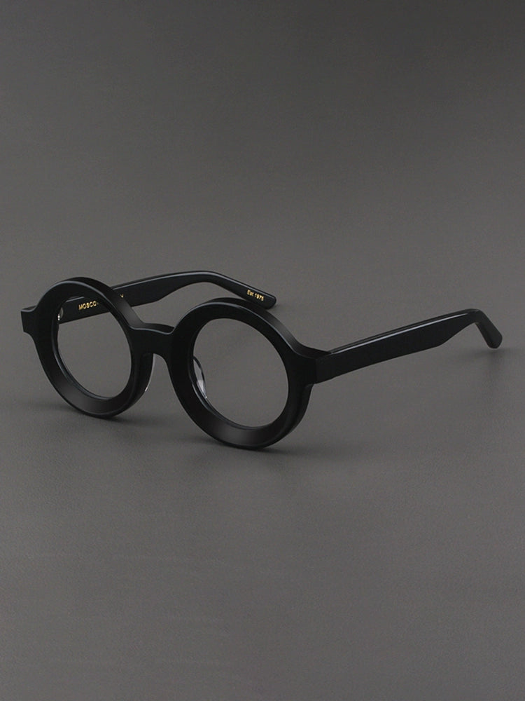 Importé – Monture Large Lunettes Rétro Mixte