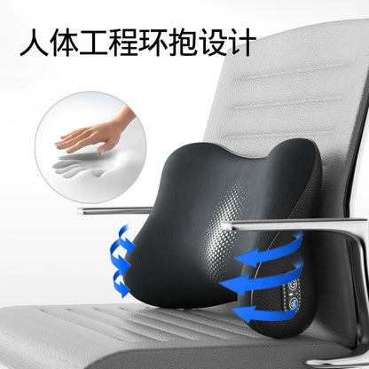 Importé - Coussin Lombaire Bureau avec Massage Chauffant