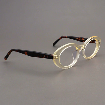Importé – Monture Lunettes Mixte Ovales Style Rétro