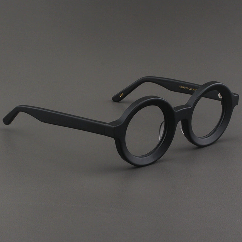 Importé – Monture Large Lunettes Rétro Mixte