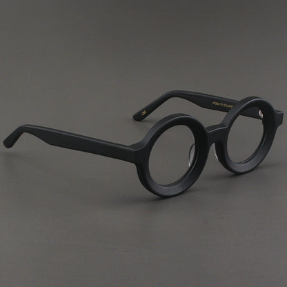 Importé – Monture Large Lunettes Rétro Mixte