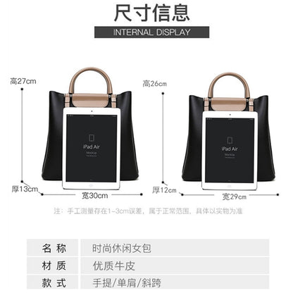 Importé - Sac À Mains Cuir Grande Capacité Tendance Femme