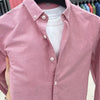 Importé - Chemise Homme Manches Longues Pur Coton
