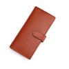 Importé - Portefeuille Mixtes Long Slim en Cuir Véritable