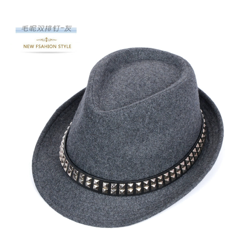 Importé - Chapeau Homme A Bords Roulés Décontracté Britannique Rétro