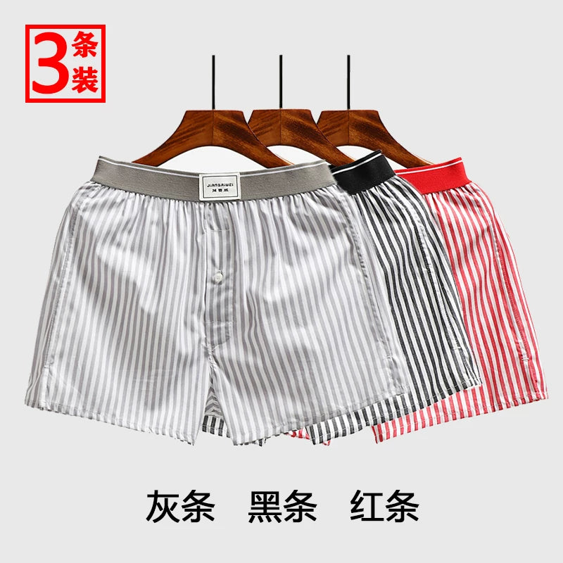 Importé - Lot x3 Culottes Homme Pur Coton