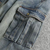 Importé - Pantalon Jean cargo Homme Tendance Style Rétro