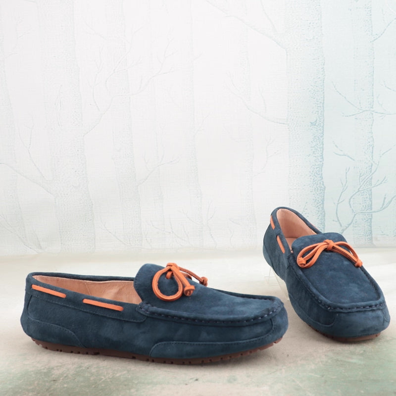 SOLDÉ - Mocassins Tod's Cuir Daim Bleu - RESTE 1