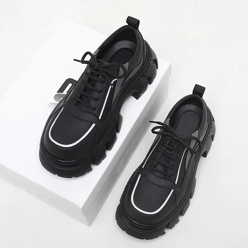 Importé - Chaussure Homme Derbies Semelle Crantée Cuir