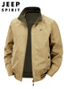 Importé - Veste Jacket 2Face Homme Col Montant Manches Longues 100% coton