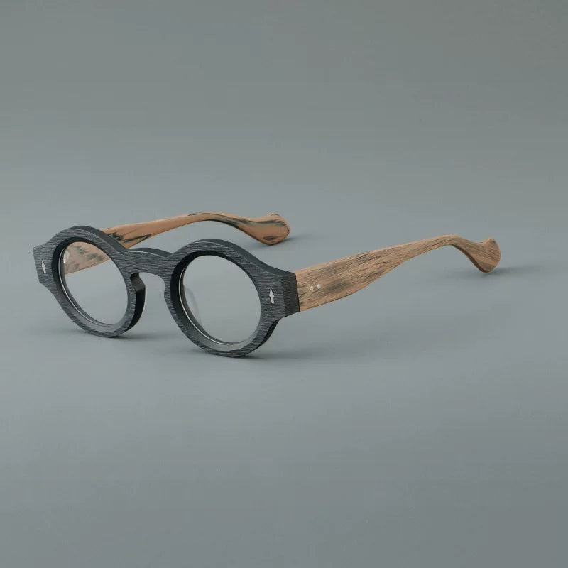 Importé – Monture Ronde Style Rétro Lunettes Mixte