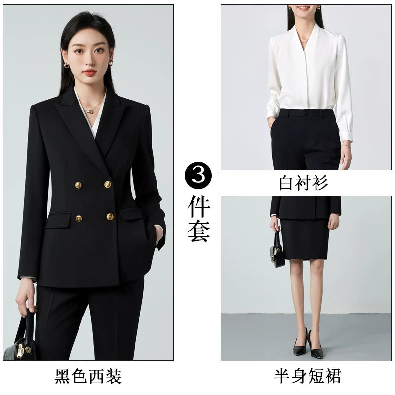 Importé - Ensemble Tailleur Femme 2-3 Pièces Slim Fit Premium