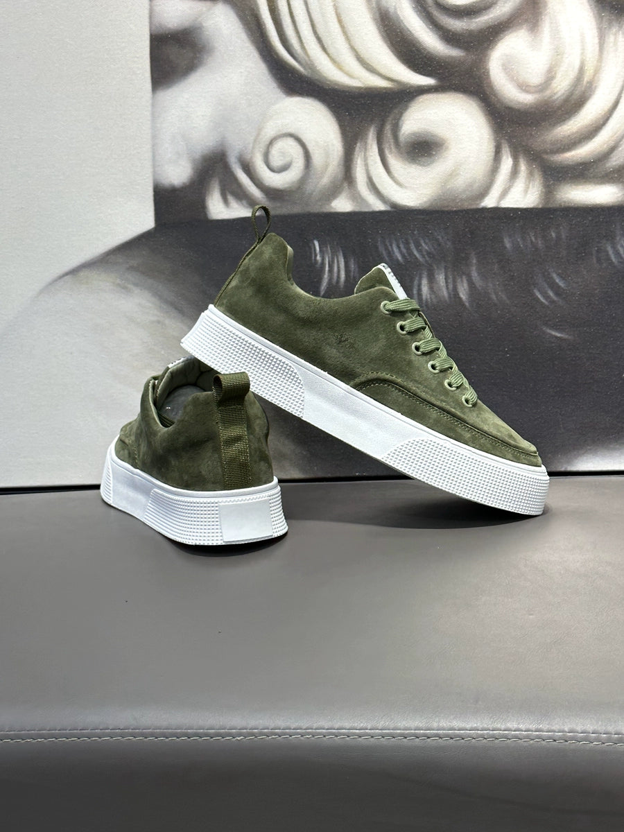 Importé - Chaussure Homme Cuir Nubuck Baskets Sport