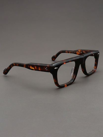 Importé - Monture Rétro Épaisse Lunettes Homme