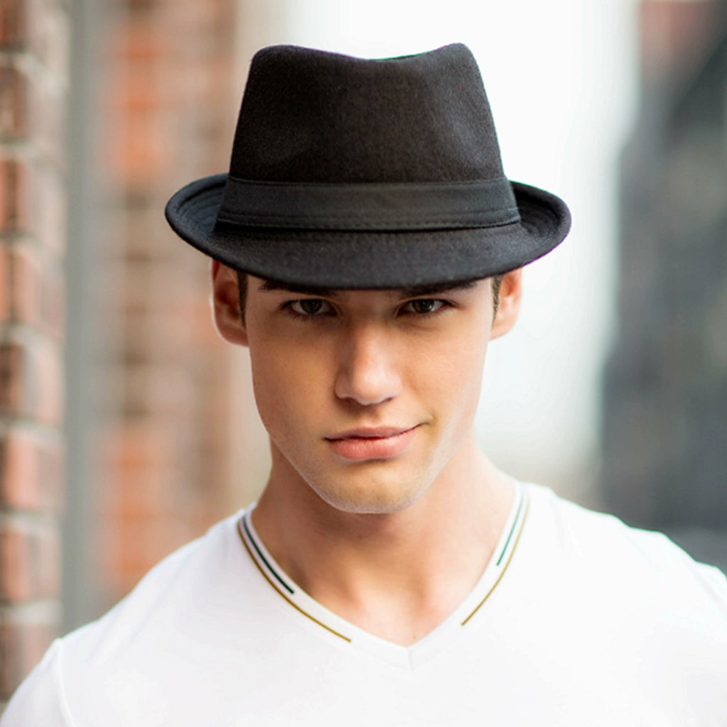 Importé - Chapeau Homme A Bords Roulés Décontracté Britannique Rétro