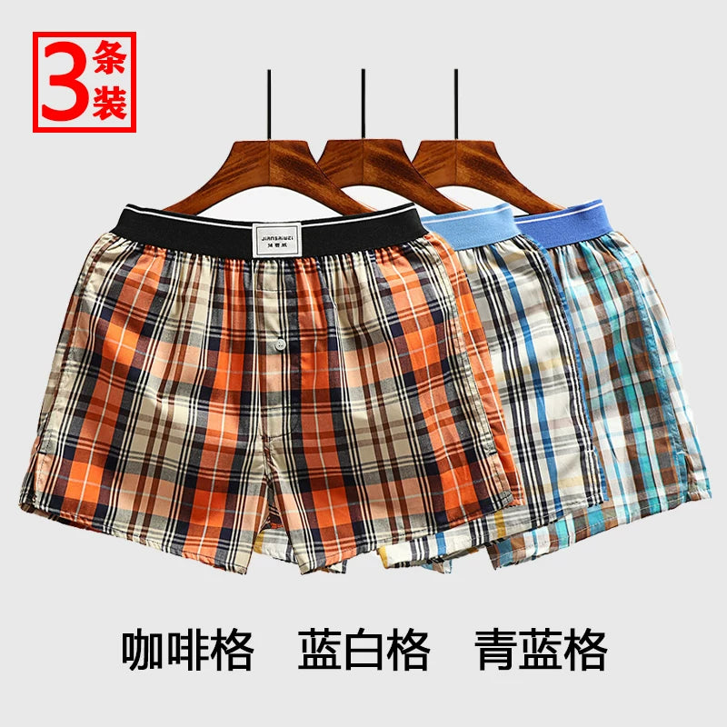 Importé - Lot x3 Culottes Homme Pur Coton
