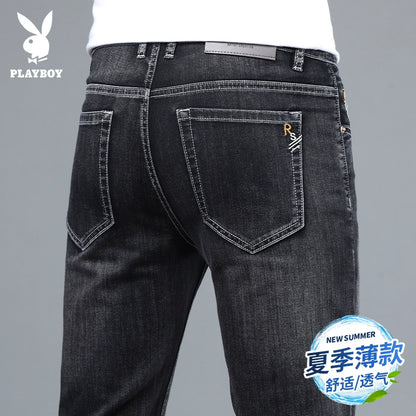 Importé - Playboy Pantalon Slim Fit Homme Jean Stretch