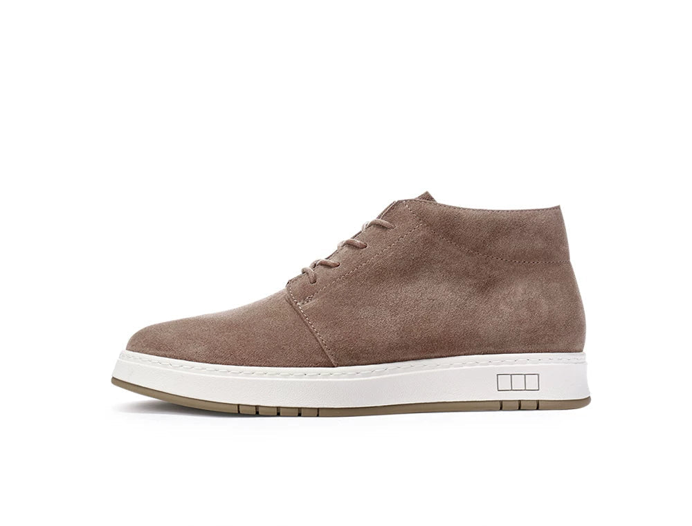 Importé - Chaussure Homme Sport Montantes Style Rétro En Cuir