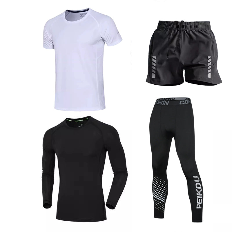 Importé - Ensemble jogging Homme 4 Pièces Fitness Sport