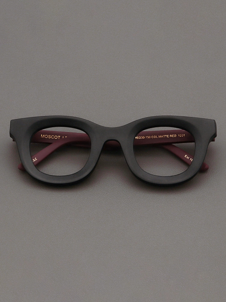 Importé – Monture Large Lunettes Rétro