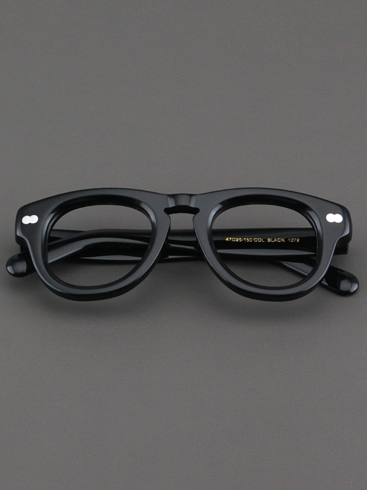 Importé – Monture Large Rétro Lunettes Mixtes