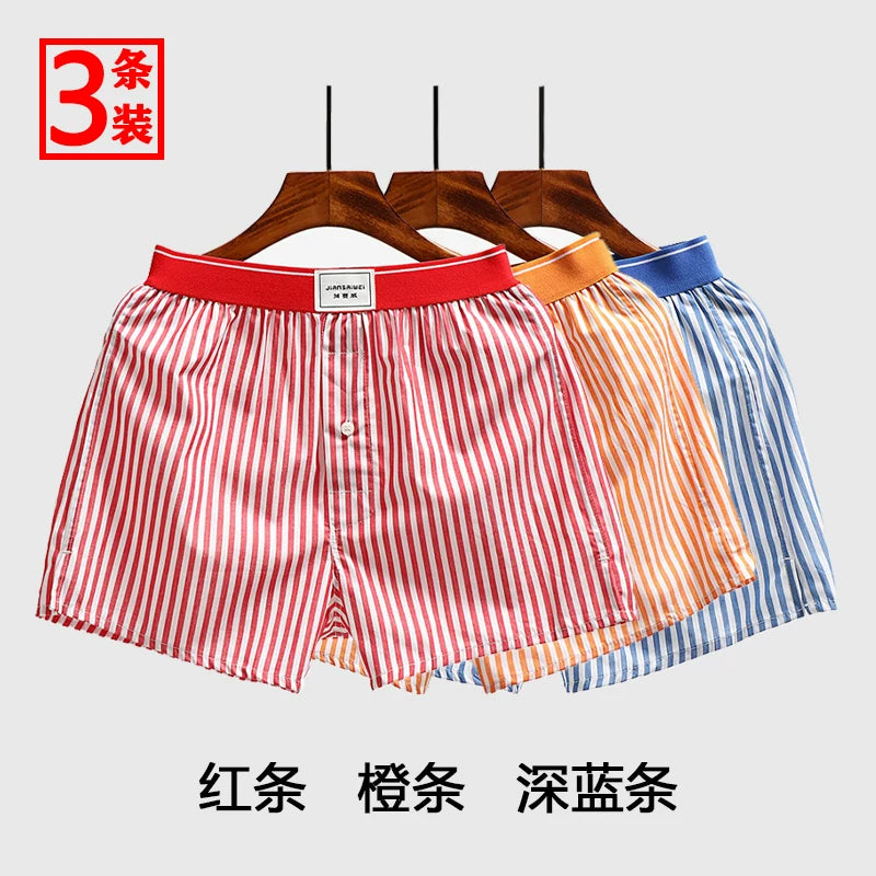 Importé - Lot x3 Culottes Homme Pur Coton