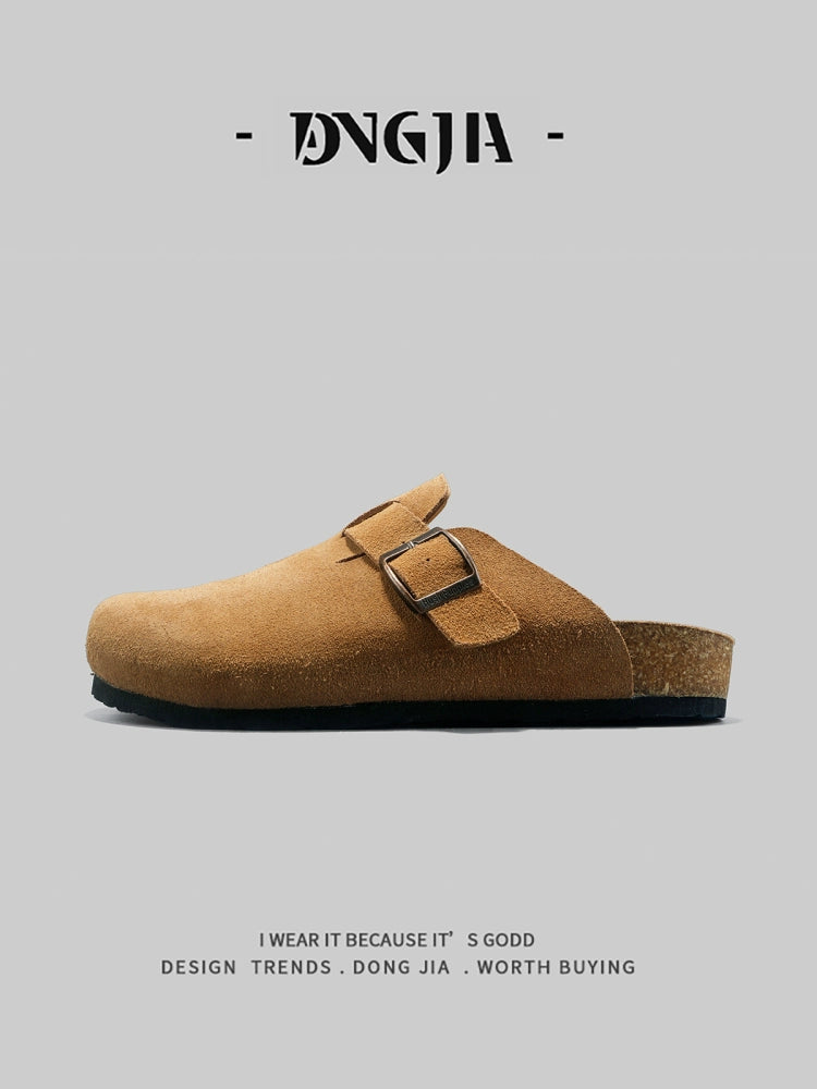 Importé - Sandale Homme Birkenstock Décontracté Pantoufles En Cuir