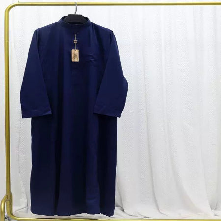 Importé - Boubou Homme Qamis Saoudien Décontracté Manches Longues