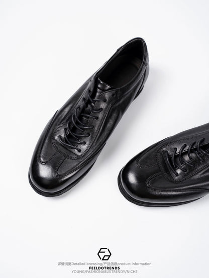 Importé - Chaussure Homme Mocassin Cuir Compensé