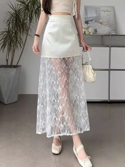 Importé - Jupe Femme Taille Haute Design Tendance