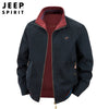 Importé - Veste Jacket 2Face Homme Col Montant Manches Longues 100% coton