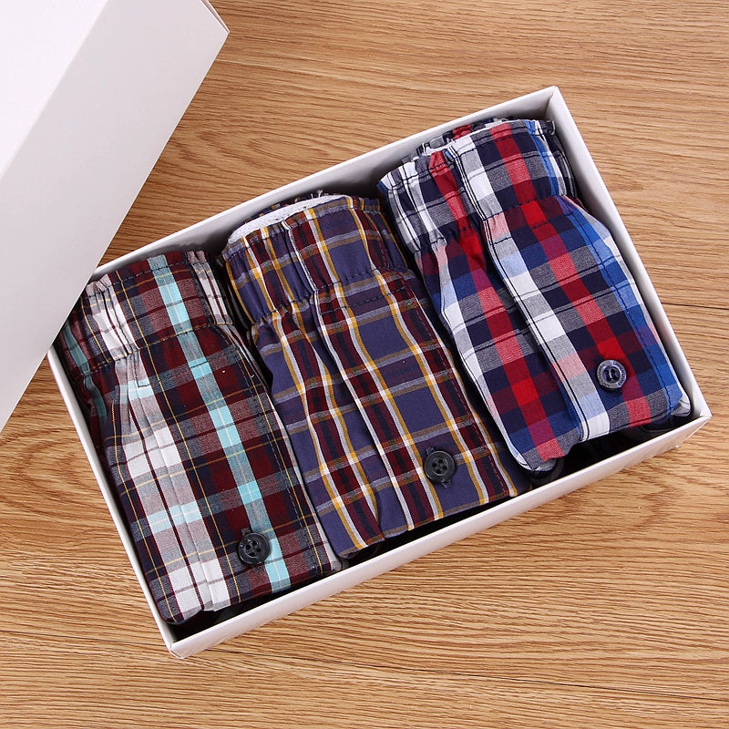 Importé - Lot 3 Boxers Sport Homme Pur Coton