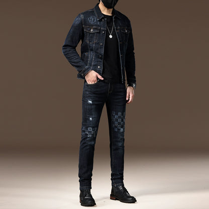 Importé - Ensemble Jacket Homme Slim Tendance