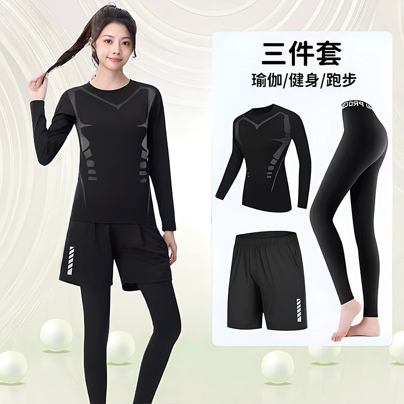 Importé - Ensemble Fitness Sport Femme Leggings Haut Moulant