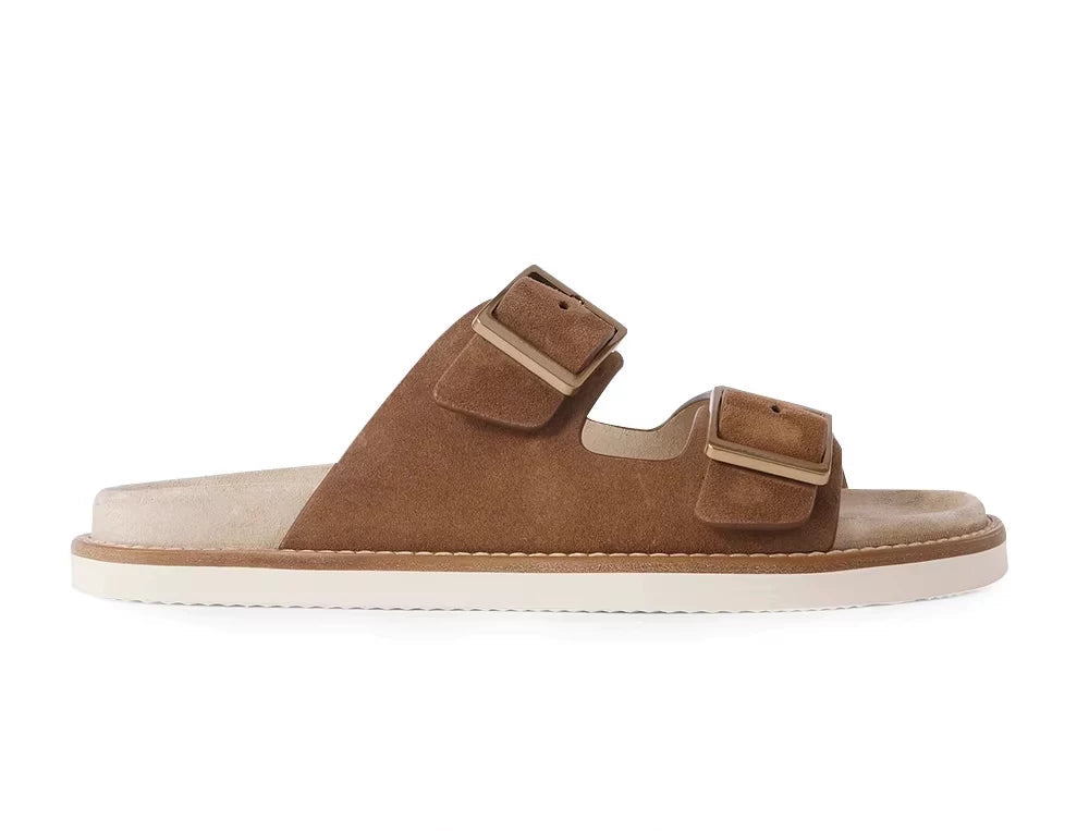 Importé - Chaussure Sandales Décontractées En Cuir