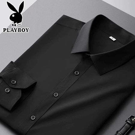 Importé - Pack de 2 Chemise Playboy Homme Manches Longues