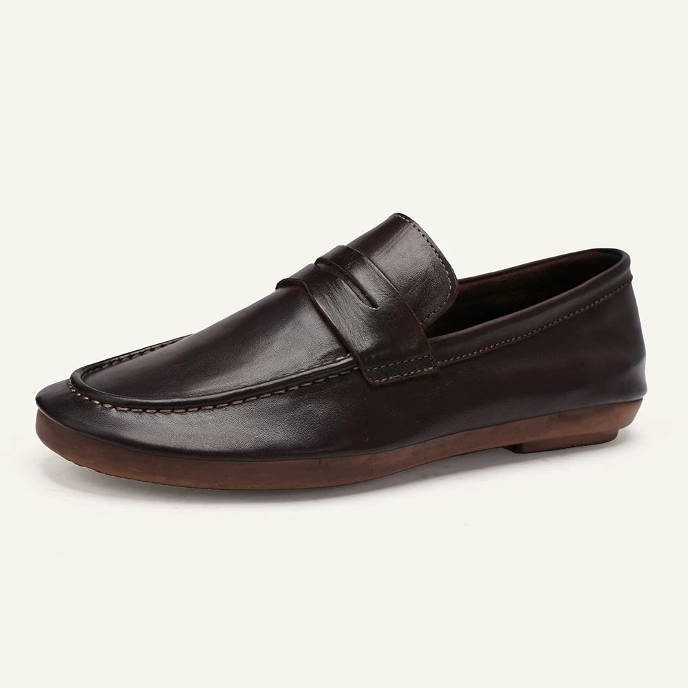 Importé - Chaussure Homme Mocassins En Cuir