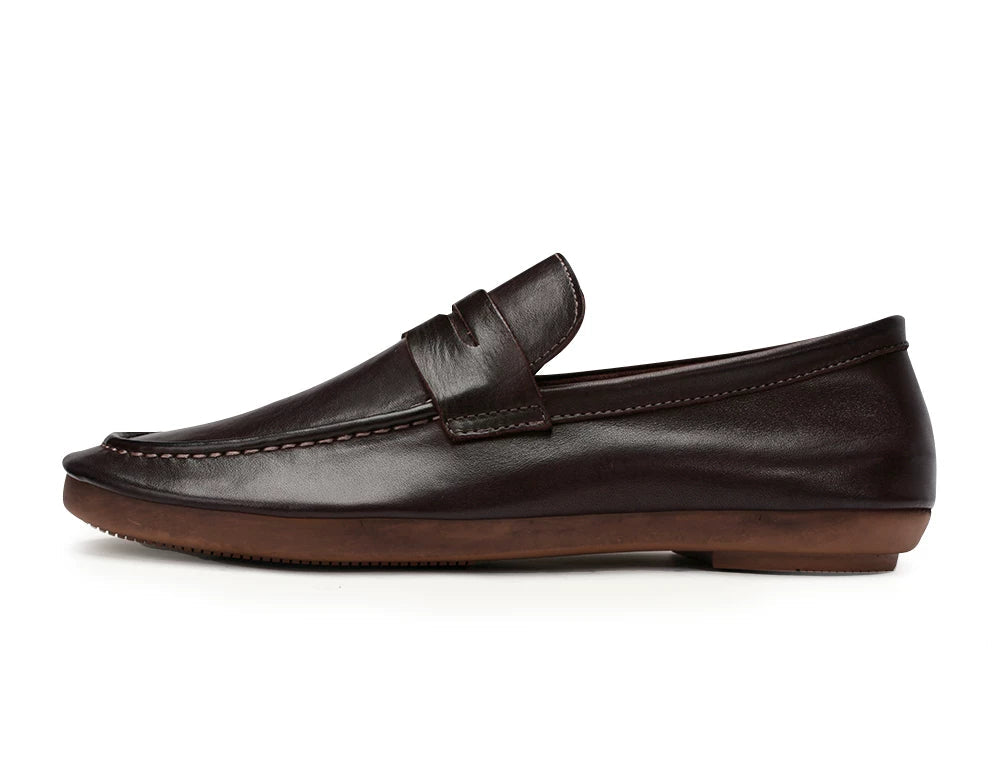 Importé - Chaussure Homme Mocassins En Cuir