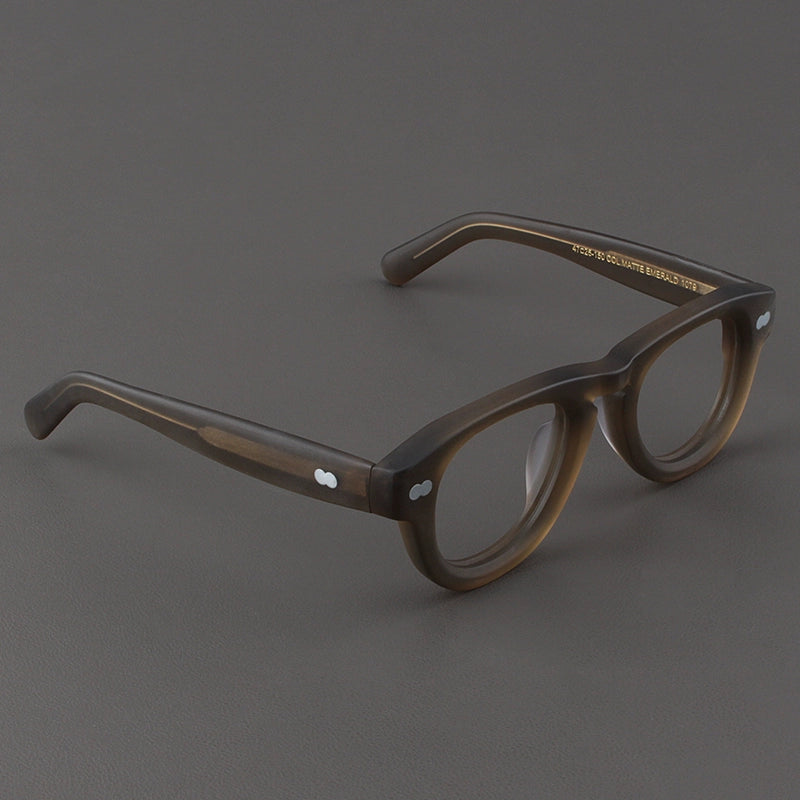 Importé – Monture Large Rétro Lunettes Mixtes