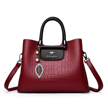 Importé - Sac À Mains Femme En Cuir PU A Motif Croco