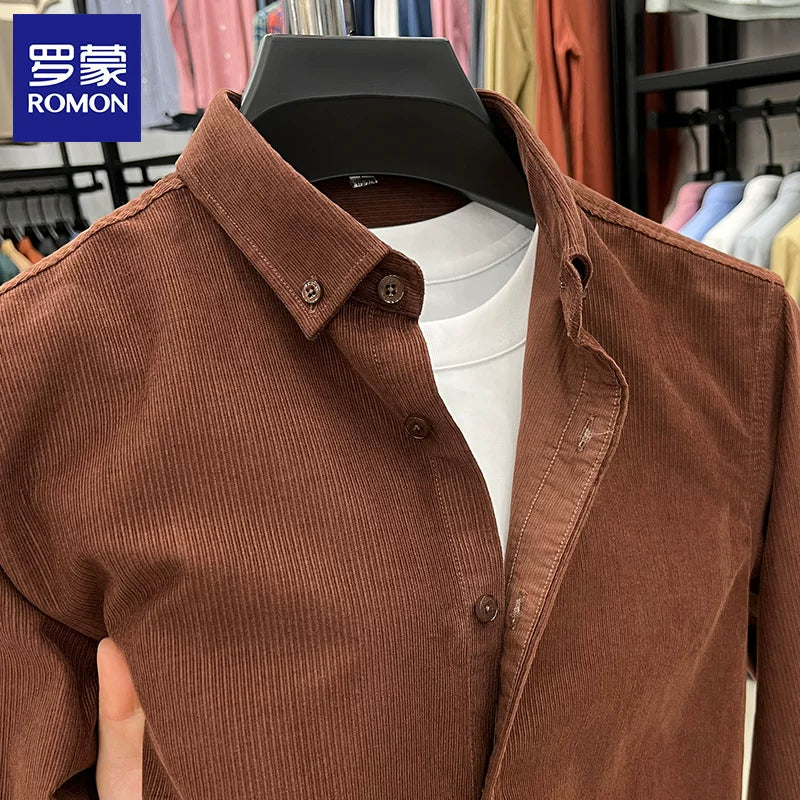 Importé - Chemise Oxford  Homme Manches Longues Pur Coton