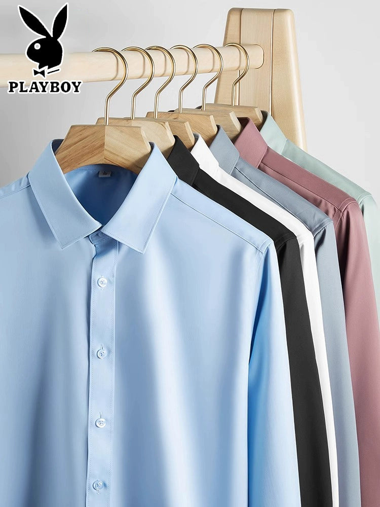 Importé - Pack de 2 Chemise Playboy Homme Manches Longues