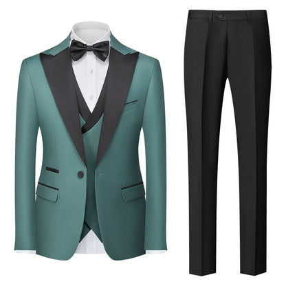 Importé - Ensemble Smoking Costume Homme Style Britannique 3 Pièces